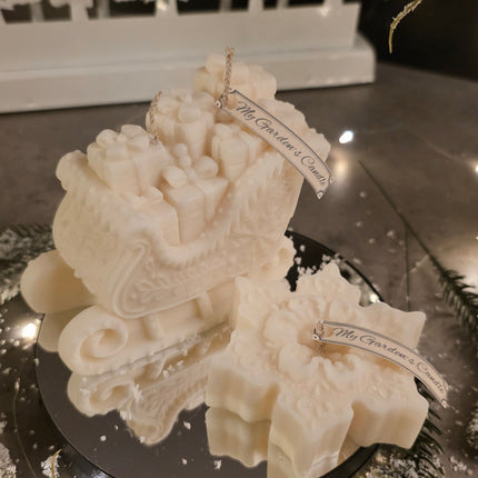 Christmas Sleigh & Snowflake